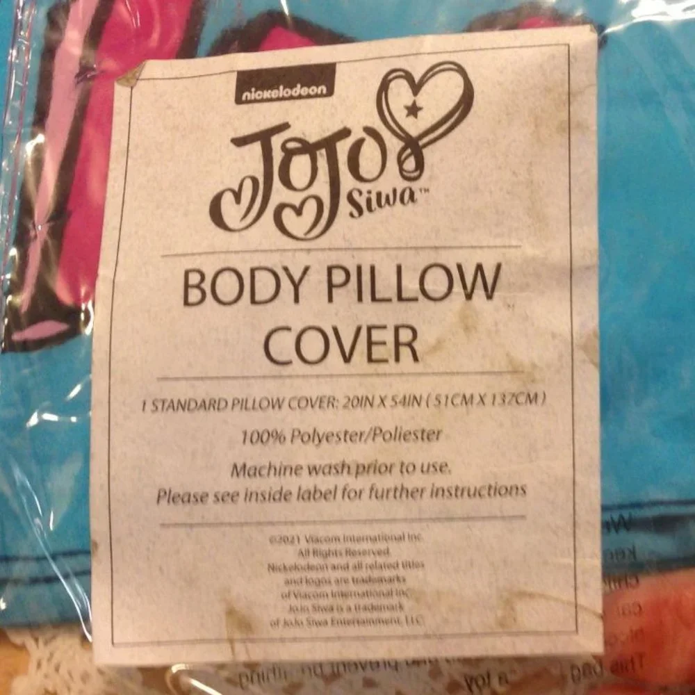 Jojo Siwa Body Pillow Cover
